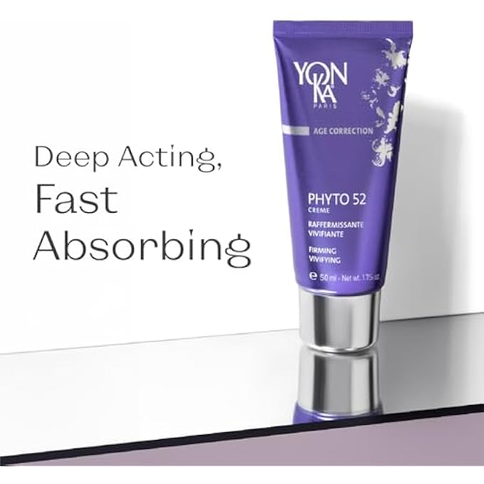 Yonka YON-KA PHYTO 52 SKIN FIRMING CREAM | ANTI-AGING FACIAL MOISTURIZER AND NIGHT CREME | TIGHTEN SKIN AND REDUCE THE LOOK OF PORES WITH VITAMIN E | PARABEN-FREE | 1.41 OZ - Image 4